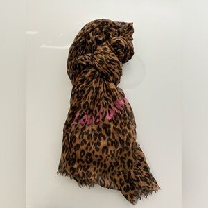 Louis Vuitton x Stephen Sprouse Graffiti Leopard with Pink scarf Authentic